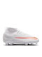 Mercurial Superfly 11 Club Kinder Fußballschuhe und Stollenschuhe mit Taps Weiß