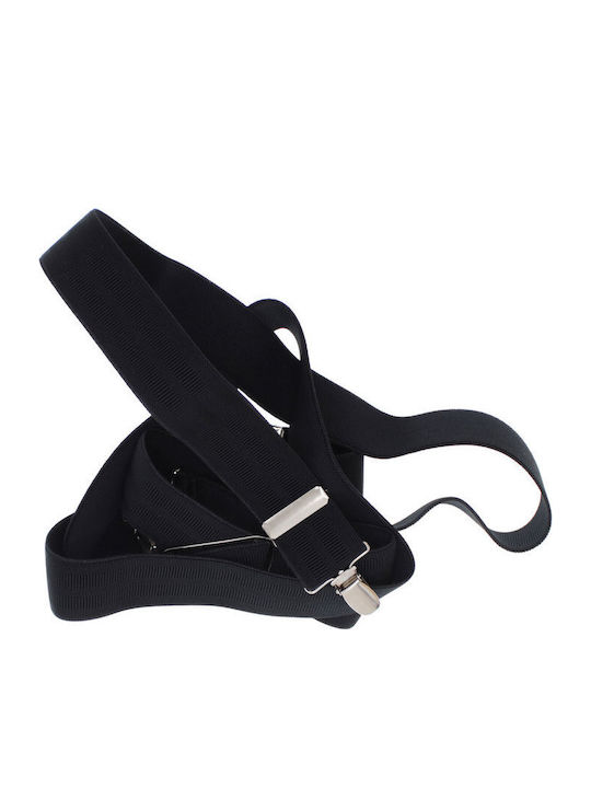 Breteli Unisex Adulți ButicCochet Din Material Sintetic Elastic 35 Mm Model Tip X Negru Br527