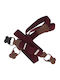 Breteli Unisex Adulți ButicCochet Din Material Sintetic Elastic 35 Mm Model Y-tip Bordo Br520