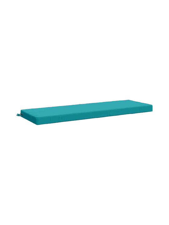 vidaXL Sitzbank-Kissen Soest Türkis 50x150cm