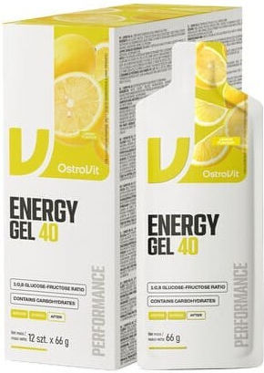 OstroVit Energy Gel 40 Lemon 12 x 66gr