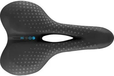 San Marco Open Bicycle Saddle Carbon Black With Gel 269 x 175 mm
