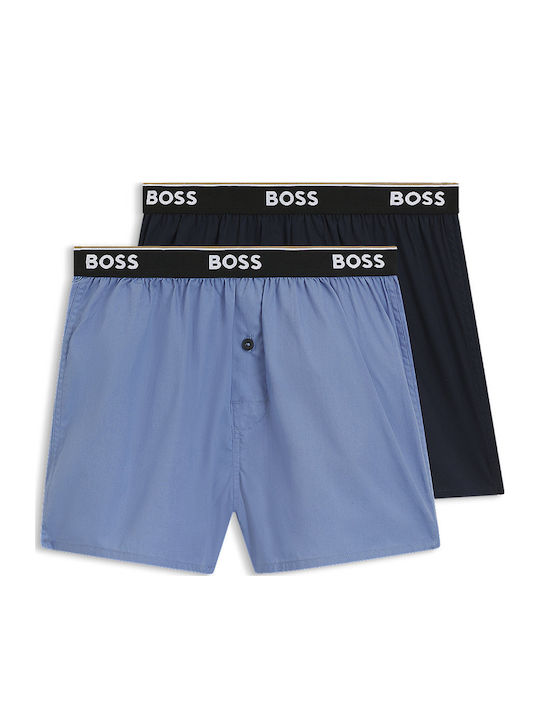 Boss Мъжки боксерки Сини 2Pack