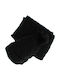 Kinder Beanies Set mit Schal Gestrickt Schwarz