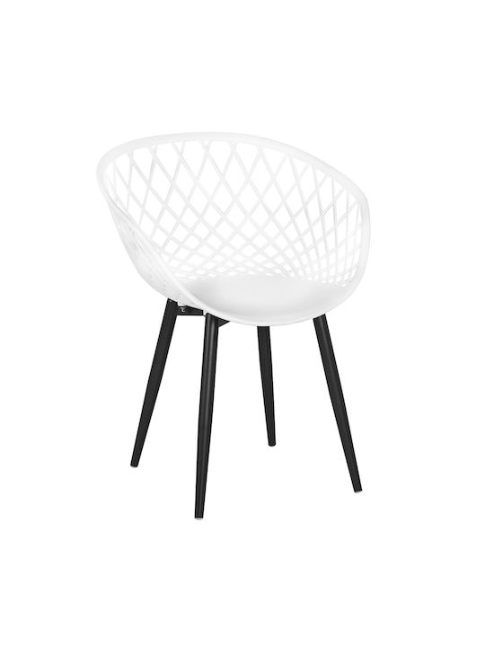 Rex Fotoliu De Dining Metal Negru 62x56x80cm E373,1W