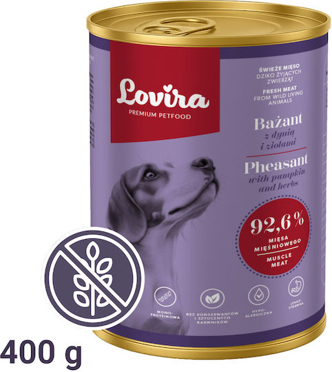Lovira Hrană Umedă Pentru Câini la Conservă 400gr