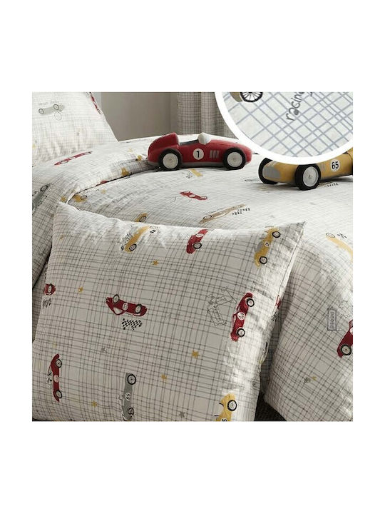 MayHome Single Sheet Set with Elastic Band Cotton Cotton 100x200cm
