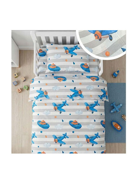 MayHome Single Cotton Sheets Set Cotton 160x240cm