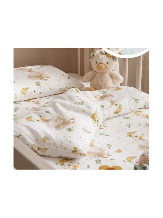 MayHome Single Cotton Sheets Set Cotton 160x240cm