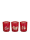 Parfums de Marly Lumânare de Crăciun 3 bucăți