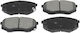 Front Brake Pads Hyundai Ix20 Kia Soul Ii 58101-1ka00