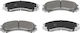 Vorderseite Bremsbeläge Mitsubishi Outlander Pajero 4253 88