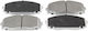 Vorderseite Bremsbeläge Toyota Hiace V Hiace IV 04465-26300