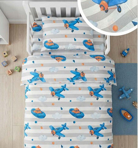 MayHome Kinderdecken Einzeln Baumwoll 160x240cm