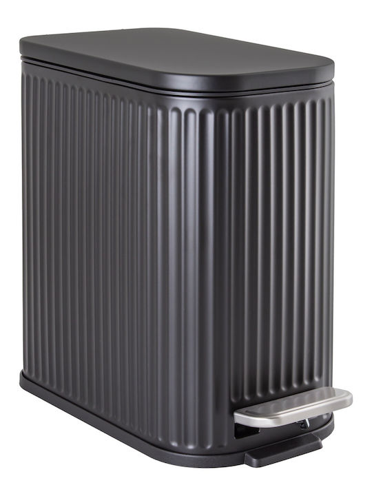 AWD Interior Inox Bathroom Bin Soft Close 5lt Black