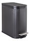 AWD Interior Inox Bathroom Bin Soft Close 5lt Black