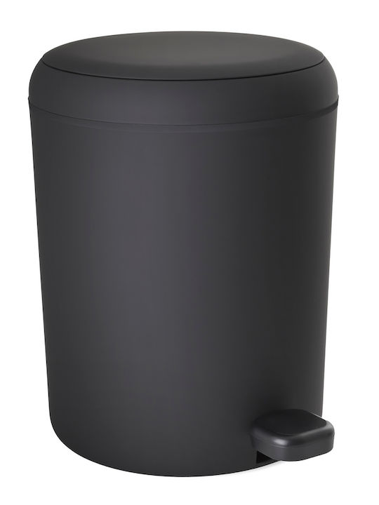 AWD Interior Inox Bathroom Bin Soft Close 5lt Black
