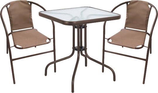 Set de sufragerie pentru exterior Mars 3 buc Artelibre