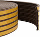 vidaXL Door Draft Stopper Window Rod in Brown Colour 0.4cm