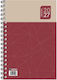 Innostat Agendă Zilnică 2027 Burgundy Spiral 14...