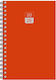 Innostat Daily Agenda B6 2027 Red Spiral 12x17cm