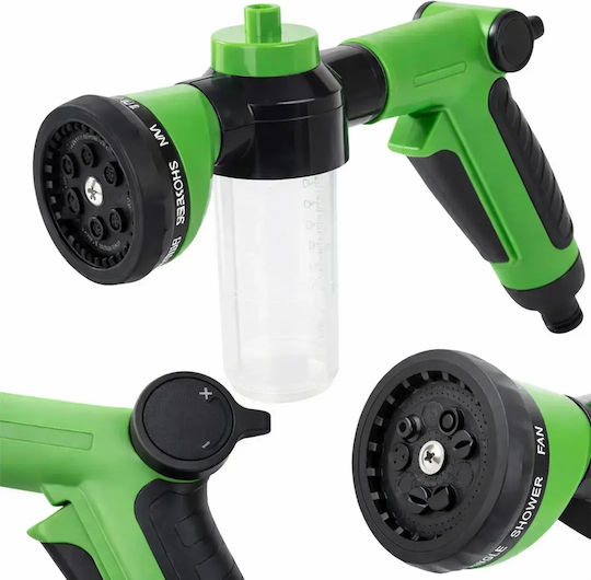 Water Gun 9 Functions Soap Container Effective Cleaning