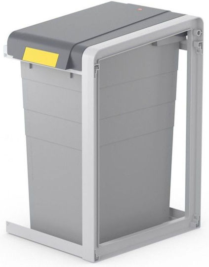 Hailo Coș de gunoi din plastic 38 l Gri