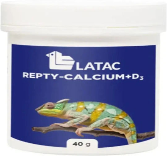 Latac Repty-calcium+d3 40гр Добавка Калций Витамин D3 За Влечуги