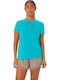 Road Seamless Ss Women's T-shirt Blu