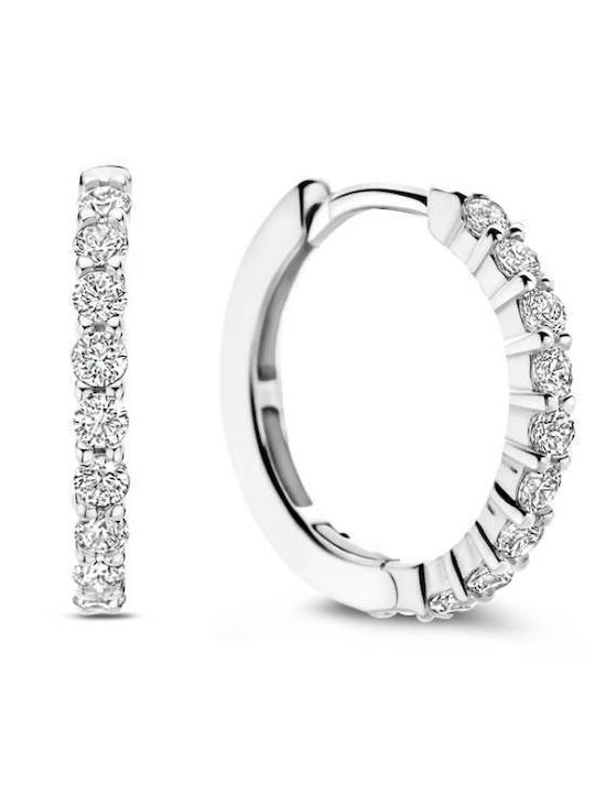 Ti Sento Silver Hoops Ti Sento Silver Hoops
