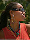 Kaleido Gold Plated Dangle Earrings