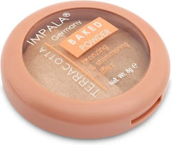 Impala Cosmetics Terracotta Baked Powder No 02 8gr Impala Cosmetics Terracotta Baked Powder No 02 8gr