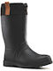 Kamik Männer Sicherheitsgummistiefel mit Fell Schwarz