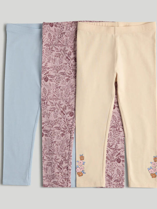 Set Pantaloni Pentru Copii Lungi Floral