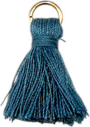 Petrol Blue Tassels 2cm 50 Pieces T2pet Riniotis Rin-t2pet