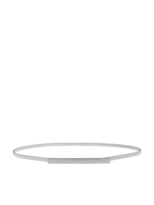 Elastische Damen Gürtel Kette Silber