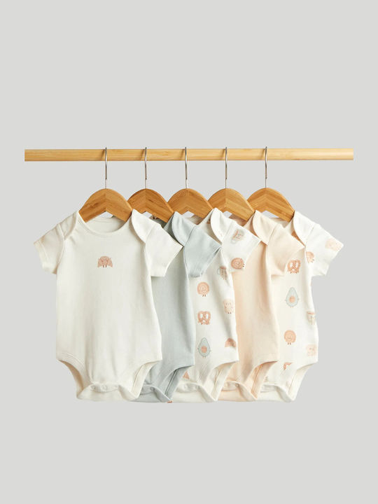 Mothercare Σετ Κορμάκια Πολύχρωμα 5τμχ