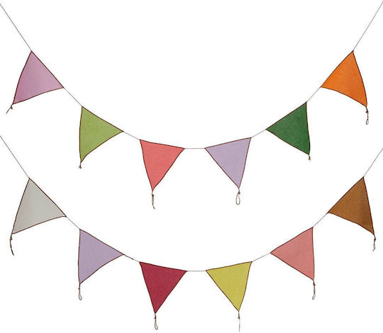 Bollywood Ghirlandă Multicoloră Din Bumbac Multicolor Bumbac Lungime 358cm X Lățime 18cm