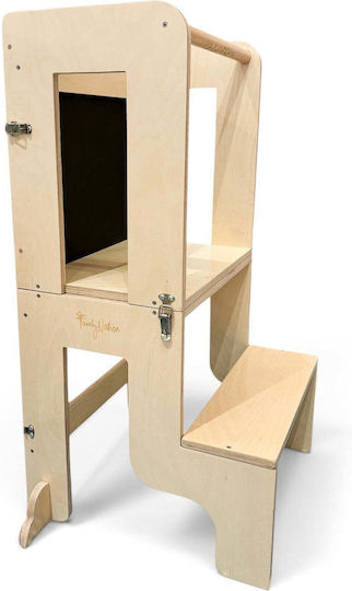 Learning Tower for Painting Made of Wood Family Nation