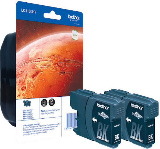 Brother LC-1100HY Γνήσιο Μελάνι Εκτυπωτή InkJet Μαύρο