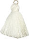 White Tassels Decorative Craft Tassels 20 Pieces 3cm T3l Riniotis Rin-t3l