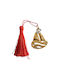Handmade Lucky Charm 2027 Gold Tassel Large Boat 3.5x5cm 2027-gf3014
