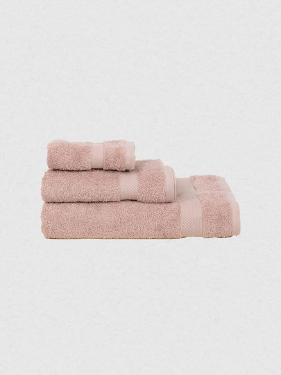 Sunshine Bath Towels Set 3 pcs Misty Rose Weight 550gsm