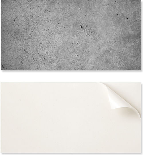 Set Vinyl Kacheln Dekoration Küche Oder Badezimmer Textur Unverarbeiteter Beton 10x40x20 cm