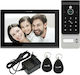Smart Video Interfon 1 Familie Mentor Svk474b 4-fire WiFi Card Pin Tuya 7 Inch Ips Dvr Fhd 2mp Ik08 Negru