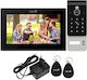 Interfon Video Smart Wi-Fi Ai 1 Familie Mentor Svk272b 2 Fire 7 Inch Ips 2mp Fhd Card Pin Tuya Ip65 Negru