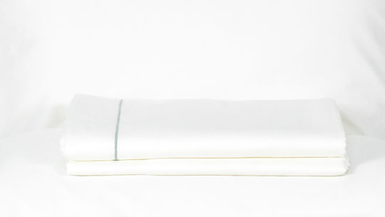 Cearceaf Satin Bumbac Linia Mărime Cearceaf 160x200 Cm Pearl Linia