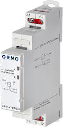 Pi-475 Ρελέ Εγκατάστασης Οικονομικό 1p 16a 230 V Ac