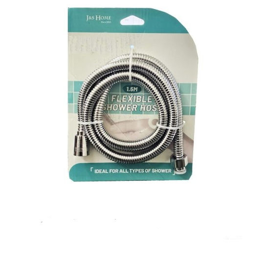 SPV L Spiral Duschschlauch 1,5m Inox Edelstahl Flexibler Duschkopf Schlauch
