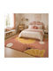Saray Home Sunflower Living Room Rug Rectangular Shaggy Pink-Multicolour 120x170cm